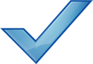 blue checkmark image 